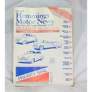 Hemmings Motor News mag June 2000 - Rare